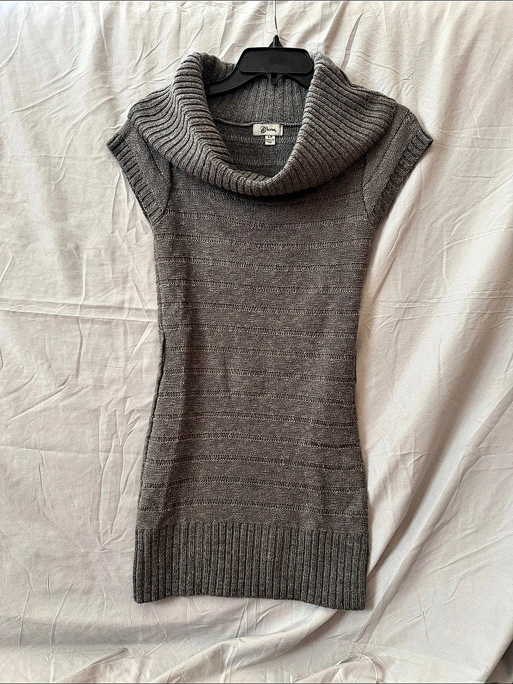 Guess Cowl Neck Sweater Gray Small